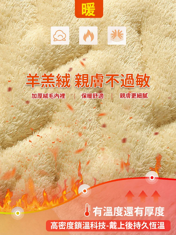 三合一加絨加厚保暖帽