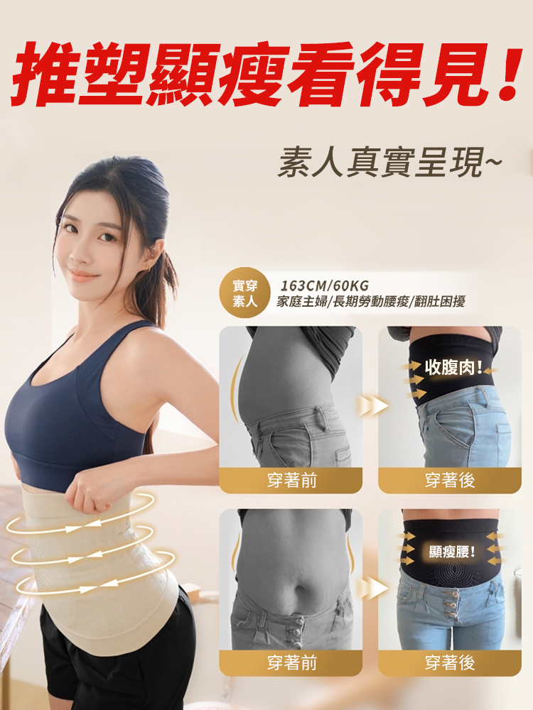 德絨艾草發熱護腰帶