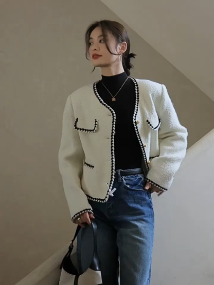 小立領莫代爾保暖打底衫
