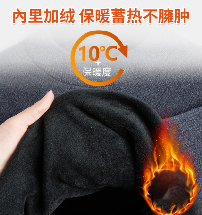 加絨加厚半高領毛衣