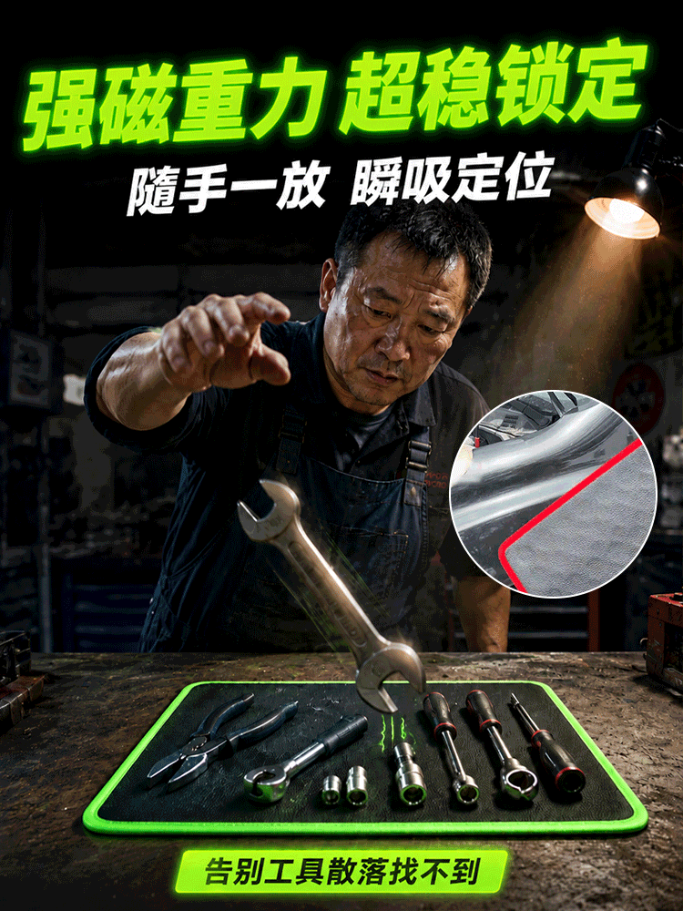 【告別凌亂】強磁工具收納墊