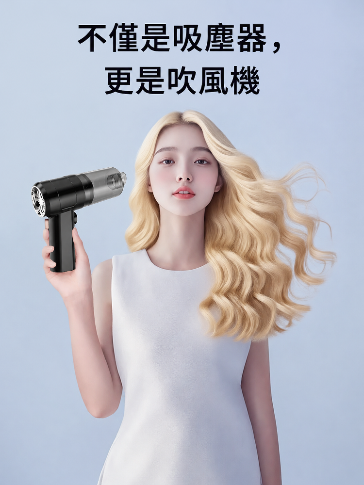 洗吹充抽四合一全自動吸塵器