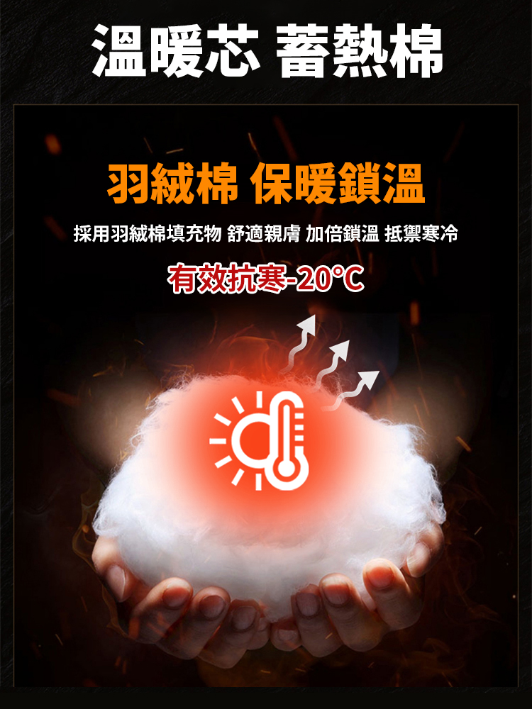 超保暖！加絨加厚馬甲男