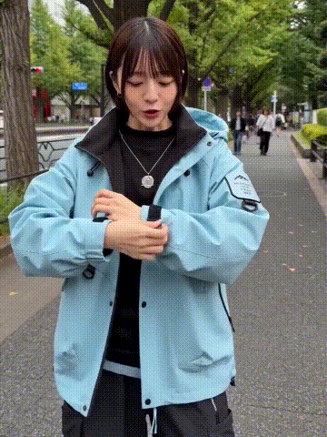 休閒戶外工裝連帽衝鋒衣