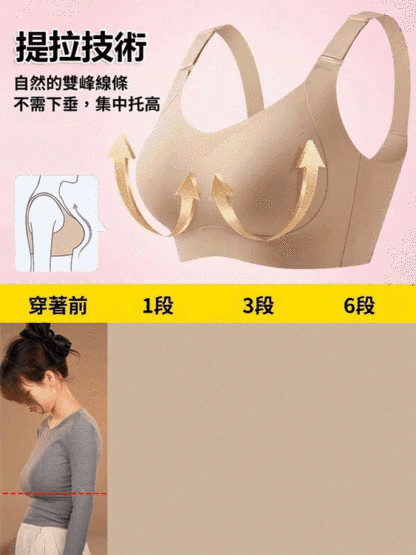 大胸顯微潤微提拉顯小6.0內衣