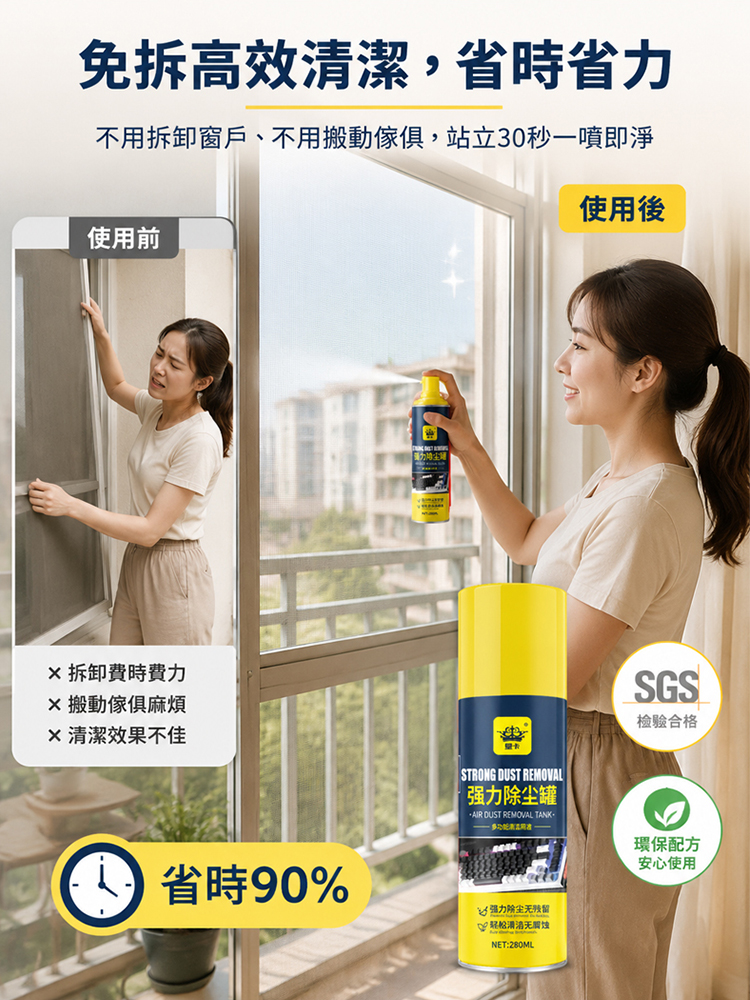 免拆無塵除灰劑