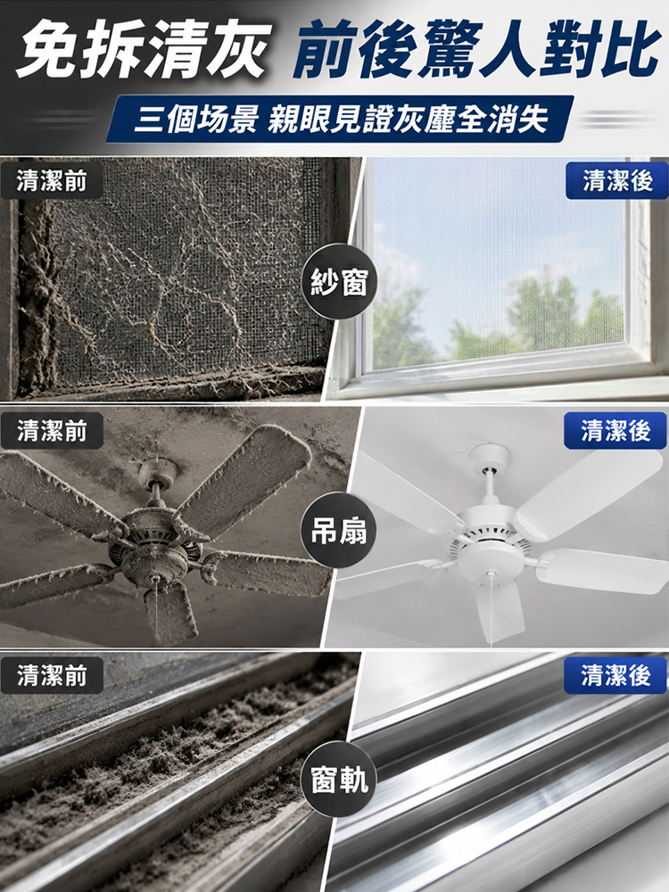 免拆無塵除灰劑