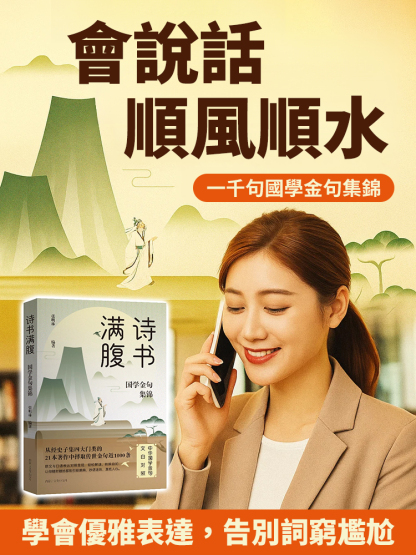 【會說話順風順水】詩書滿腹國學金句集錦