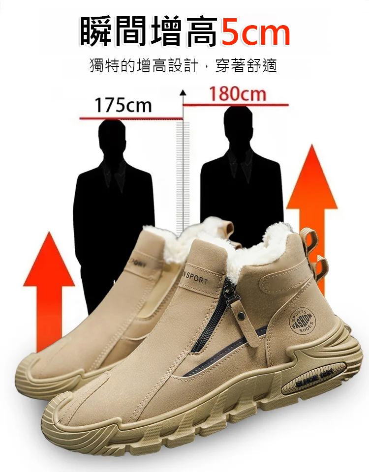 【零下20度抗寒】男士防水加絨棉鞋