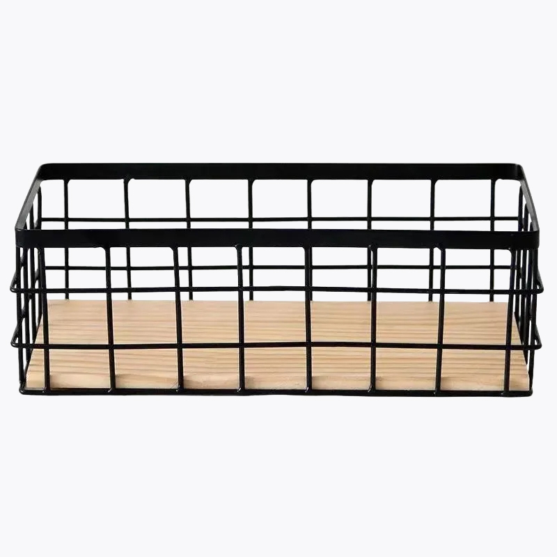 Japanese storage box iron storage box cosmetics storage bathroom desktop wall-mounted rack wall-mounted storage box