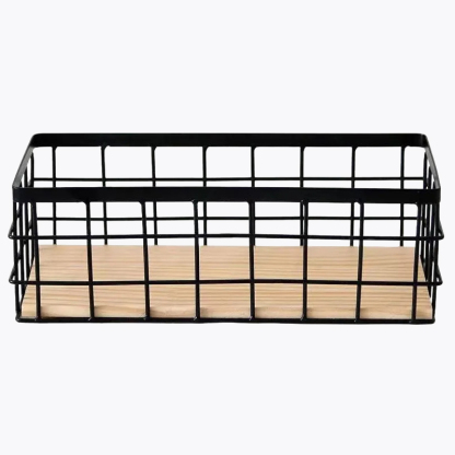 Japanese storage box iron storage box cosmetics storage bathroom desktop wall-mounted rack wall-mounted storage box