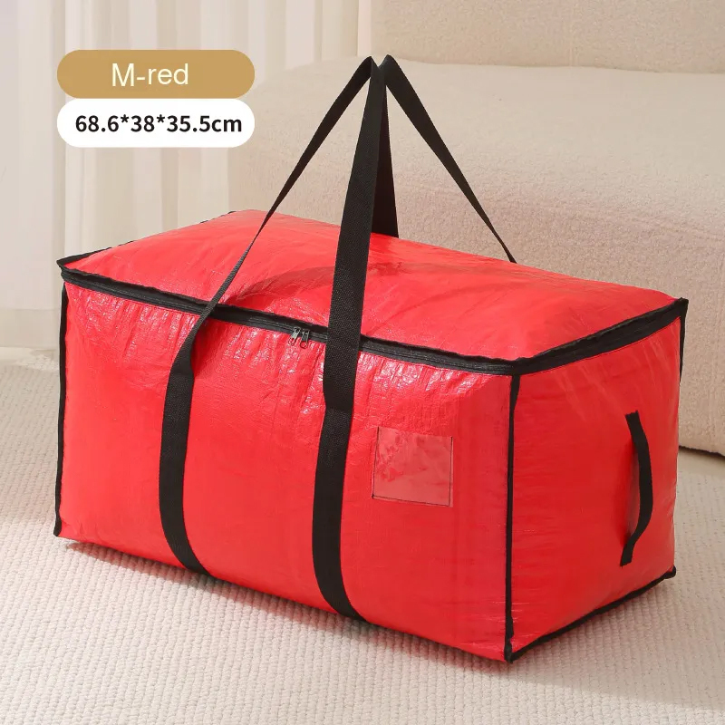 Fully transparent storage bag quilt clothing moving bag large capacity waterproof and moisture-proof quilt storage bag