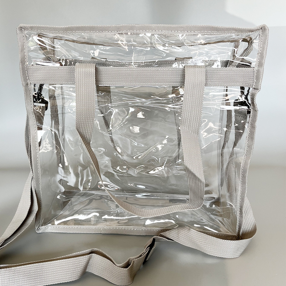 Hot selling PVC handbags, crossbody dual-purpose shopping bags, ball g