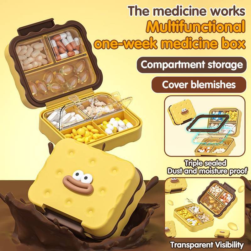 Travel Portable Pill Box Convenient to Carry Pill Boxes