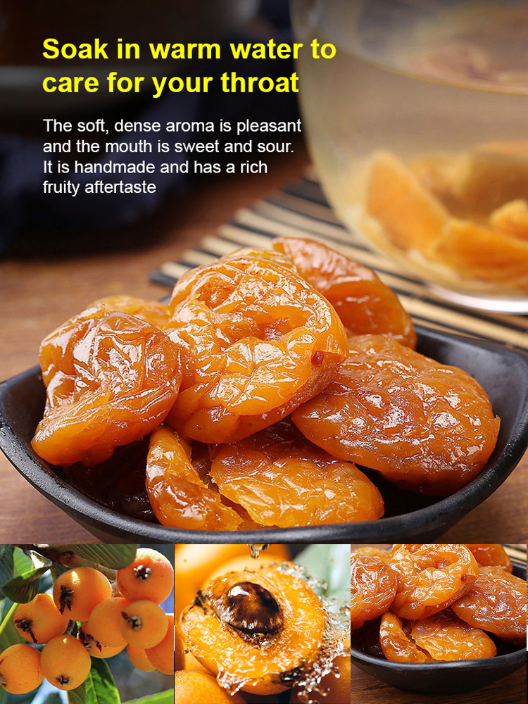 Bamboo salt dried loquat. hand-picked and dried, rich in nutrients, soft, glutinous, sour and sweet, the elderly and children are rushing to eat them