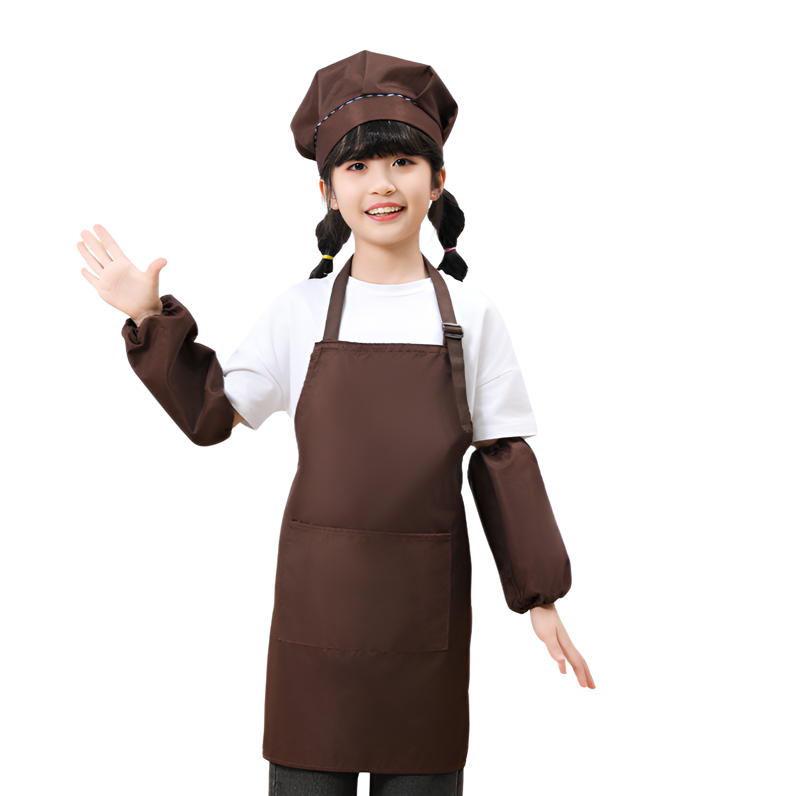 Children's apron art gallery calligraphy waterproof kindergarten painting clothes painting clothes