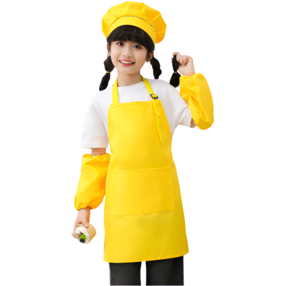 Children's apron art gallery calligraphy waterproof kindergarten painting clothes painting clothes
