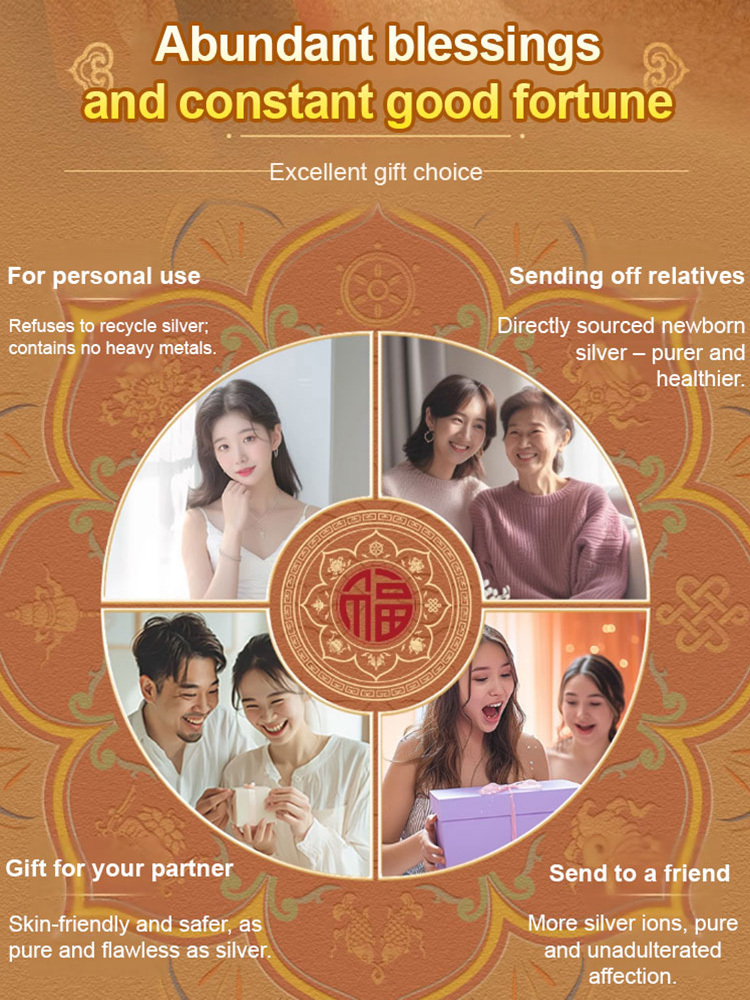  Lucky Turn Silver Ear Buckle，Return anytime if not satisfied