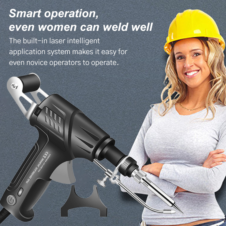 Internally heated industrial laser welding tools，2000W ultra-high power, accurate welding in 0.1 seconds, efficiency up to 500%