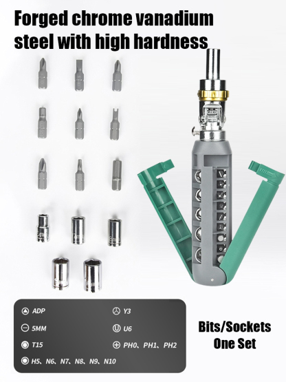 15-in-1 ratchet screwdriver，Today's special price, free shipping! Free Trial