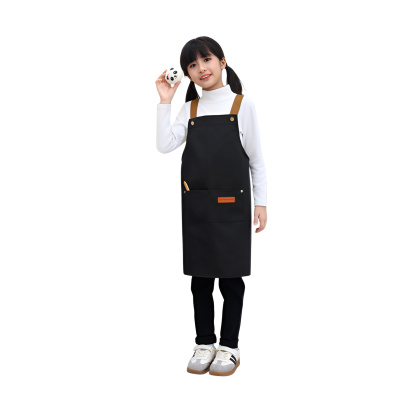 Canvas Apron Children Waterproof Apron Art Painting Baking Activity Clothes