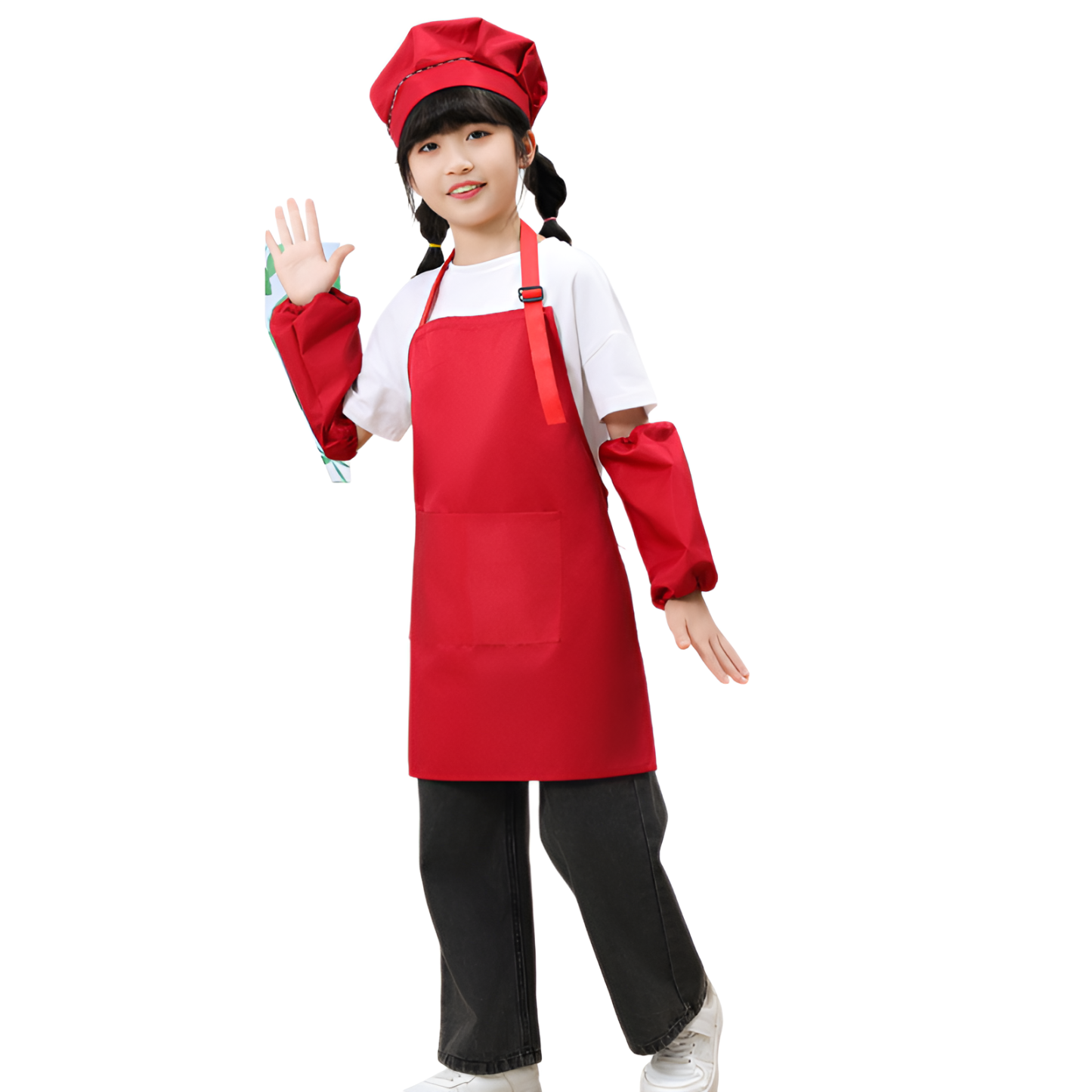 Children's apron art gallery calligraphy waterproof kindergarten painting clothes painting clothes