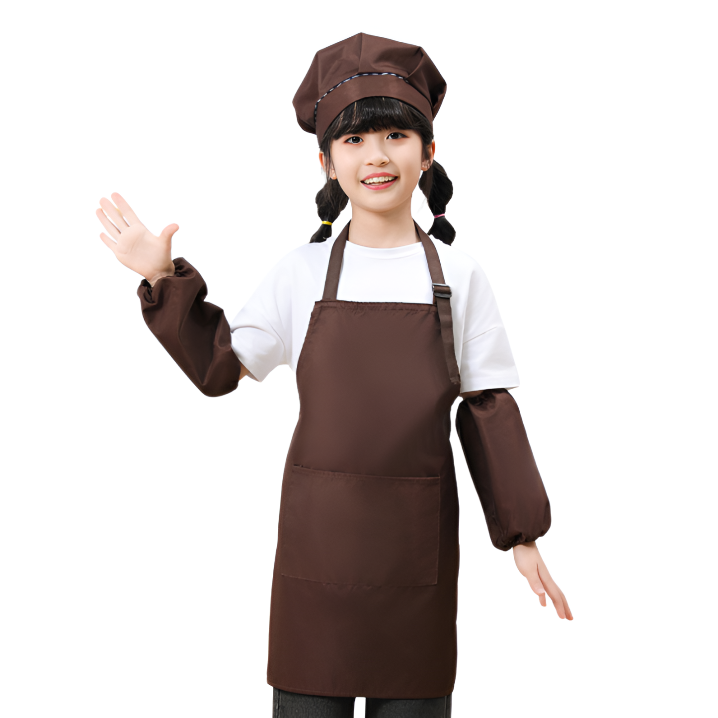 Children's apron art gallery calligraphy waterproof kindergarten painting clothes painting clothes