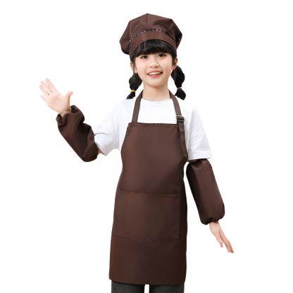 Children's apron art gallery calligraphy waterproof kindergarten painting clothes painting clothes