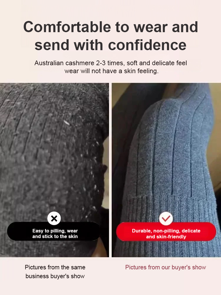 Extra-long, warm cashmere knee pads, buy one for only 10 SGD, last 2 hours!