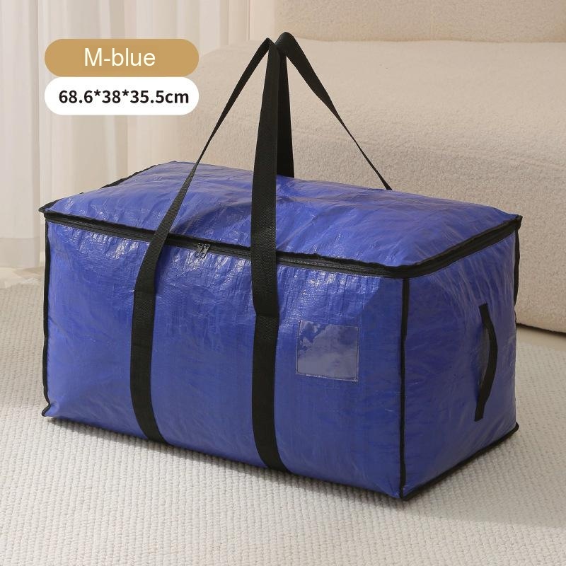 Fully transparent storage bag quilt clothing moving bag large capacity waterproof and moisture-proof quilt storage bag