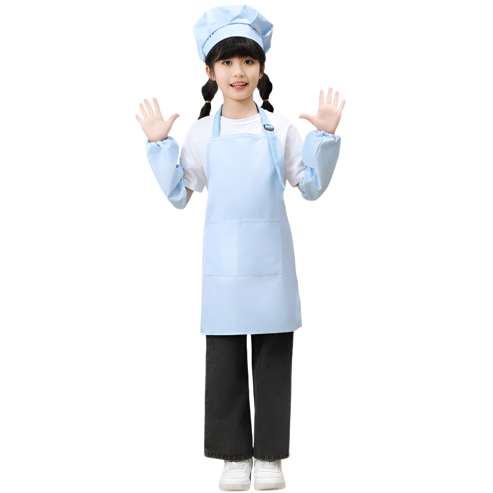 Children's apron art gallery calligraphy waterproof kindergarten painting clothes painting clothes