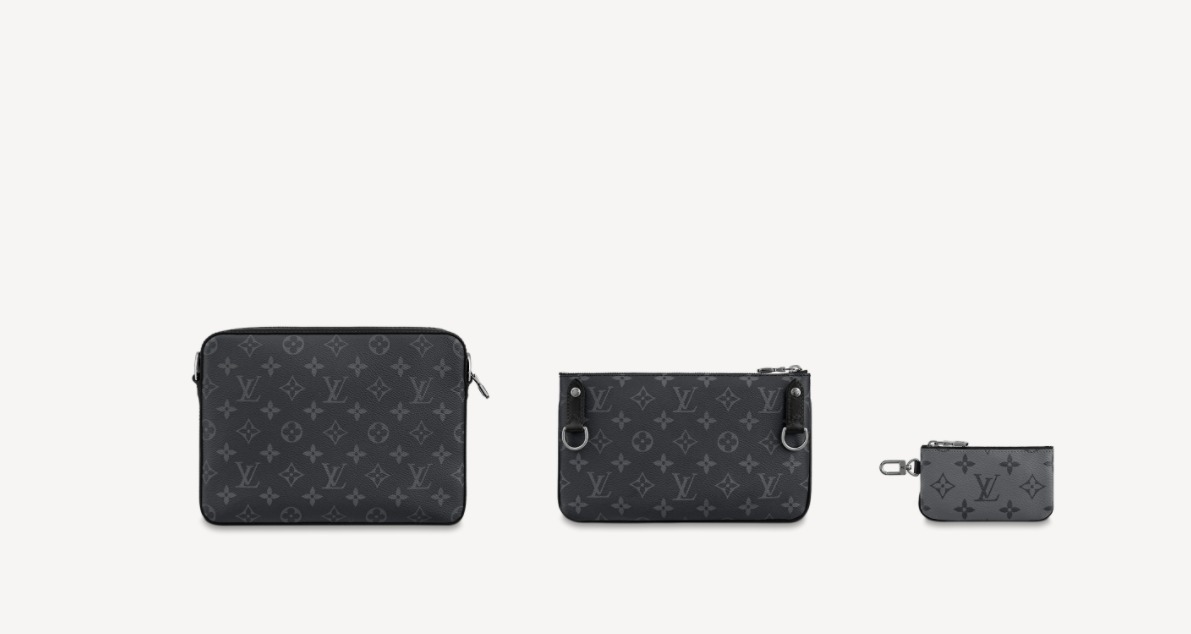 ◆便利なショルダーバッグ◆ モノグラム 黒 コインケース付  M69443TRIO MESSENGER