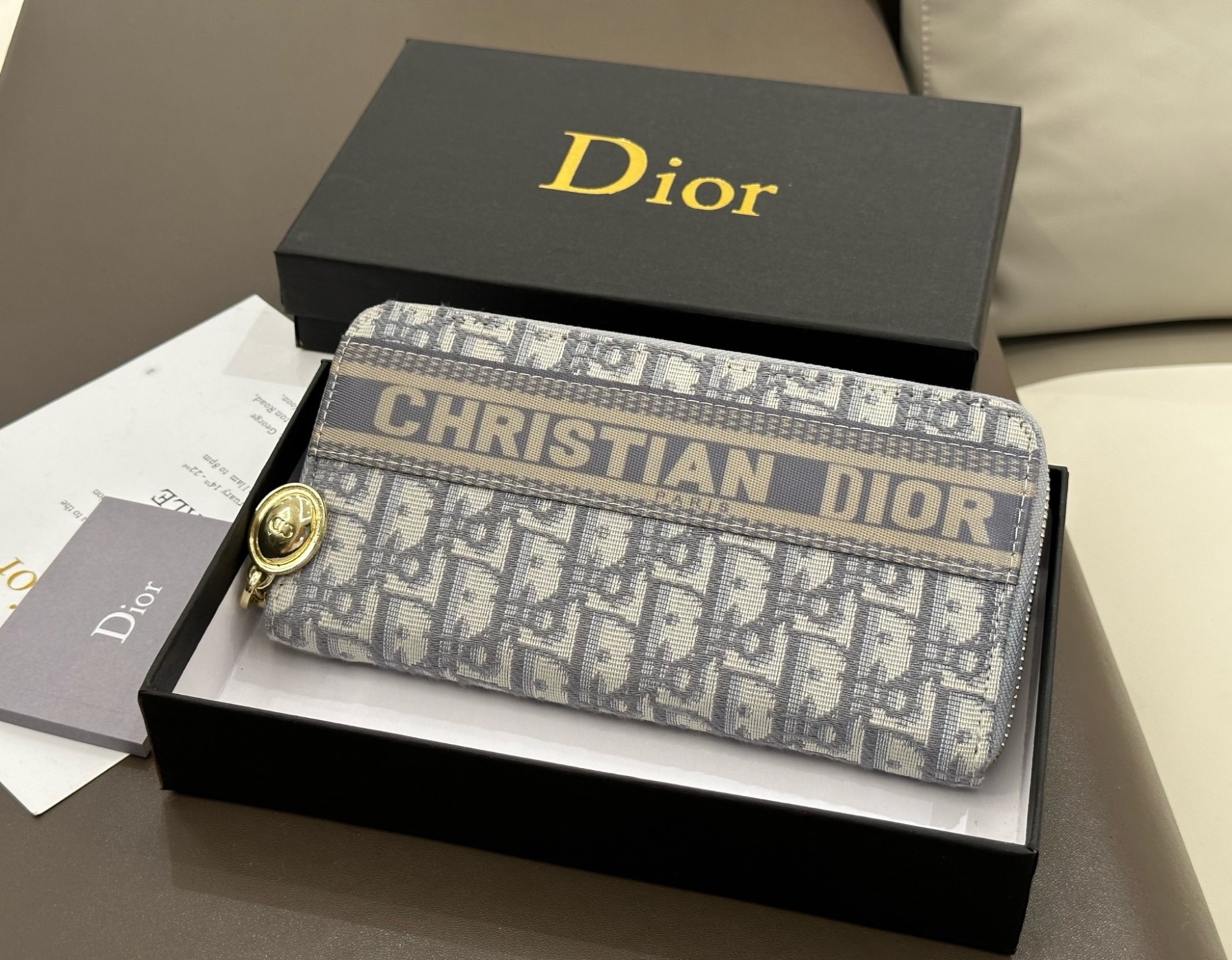 【オシャレかっこいい！】Dior★バーティカル 2つ折りウォレット