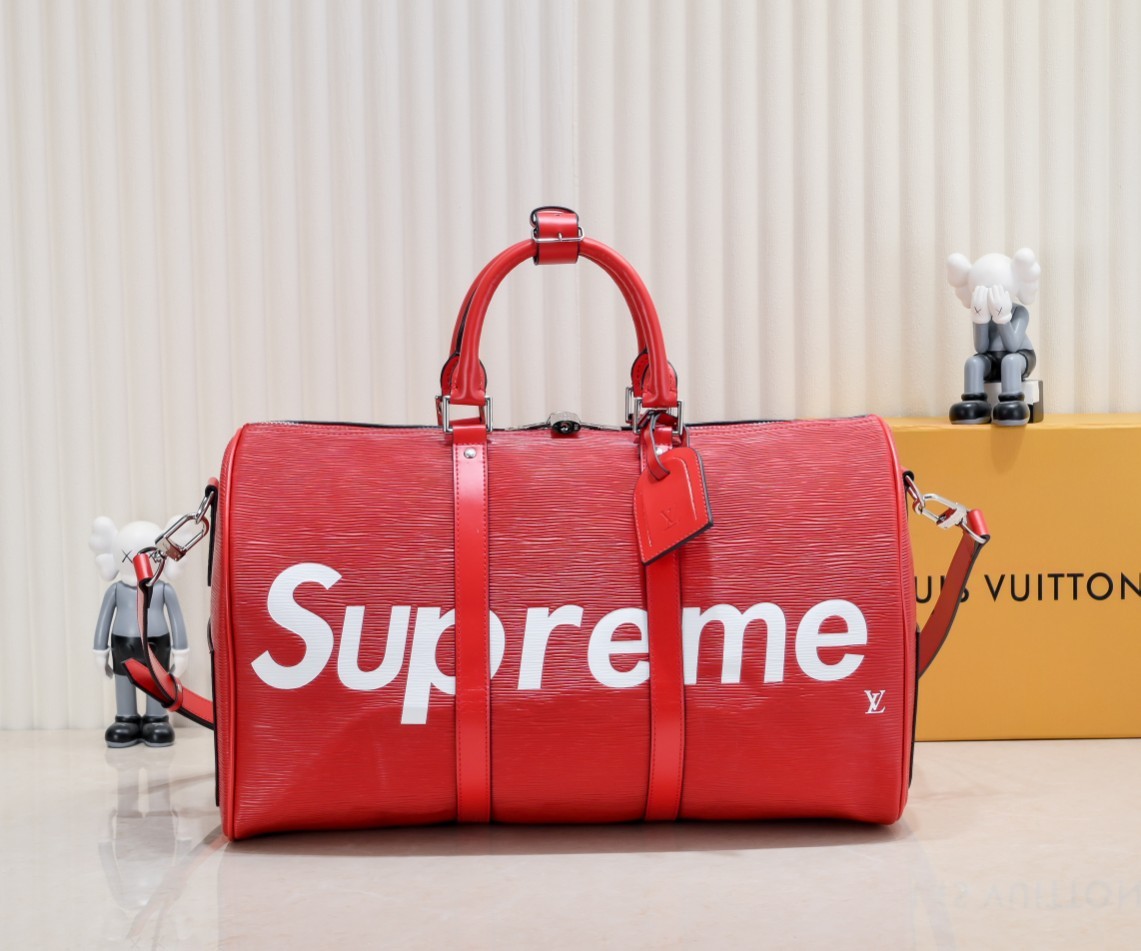 【収納力抜群】Louis Vuitton Supreme ロックイット ビジネスバッグ