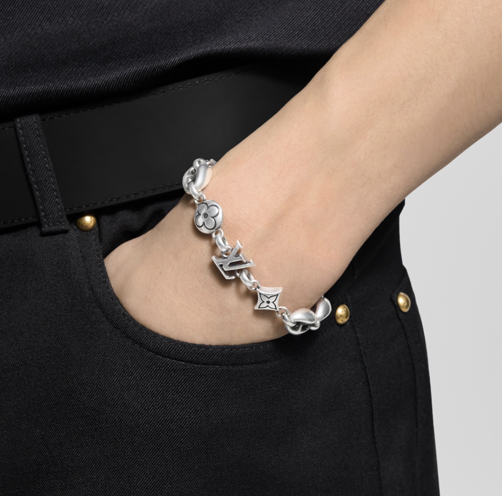 ＊お洒落【Louis Vuitton】LV セーラー ミディアム ブレスレット