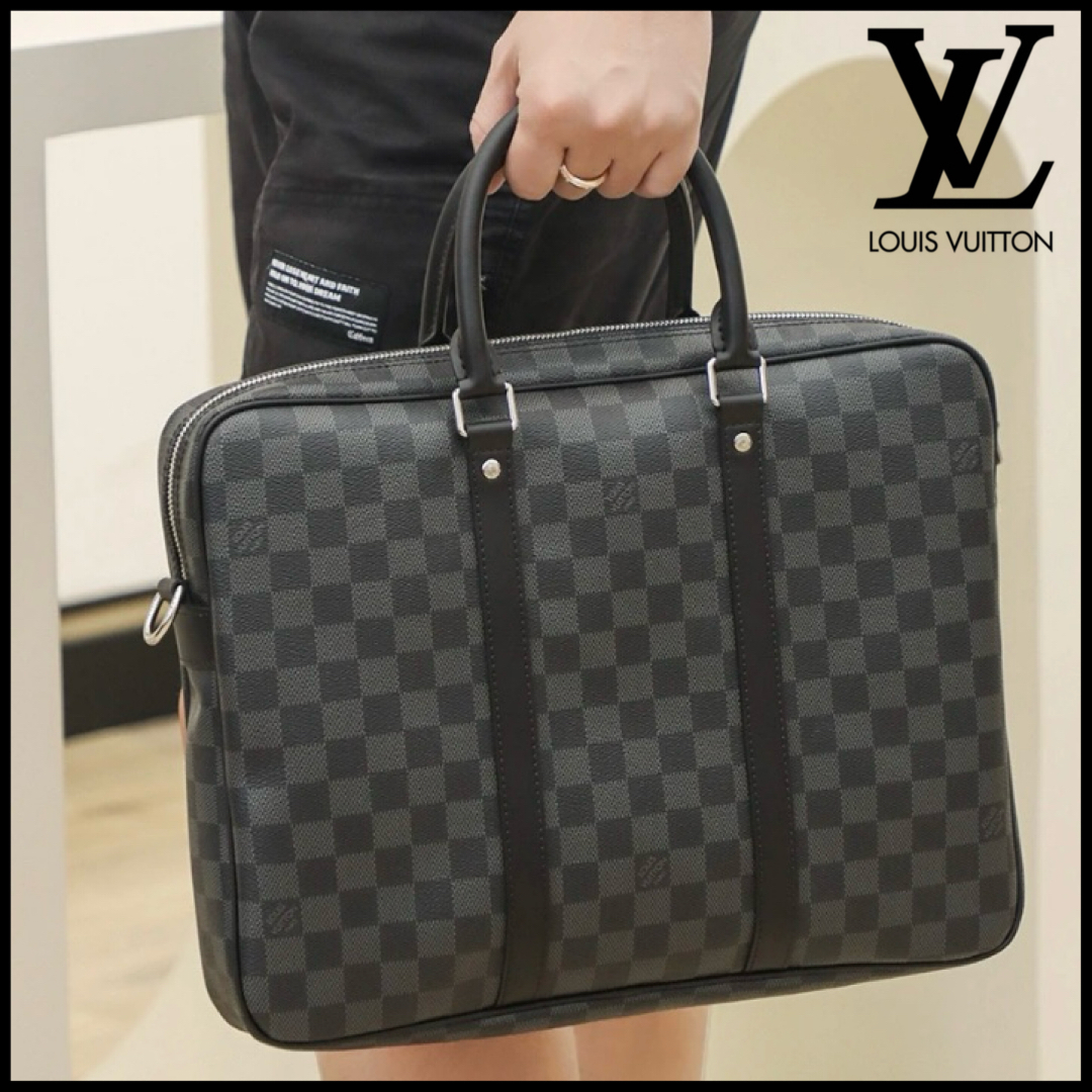 【気品溢れる】Louis Vuitton ダミエビジネスバッグ N40445