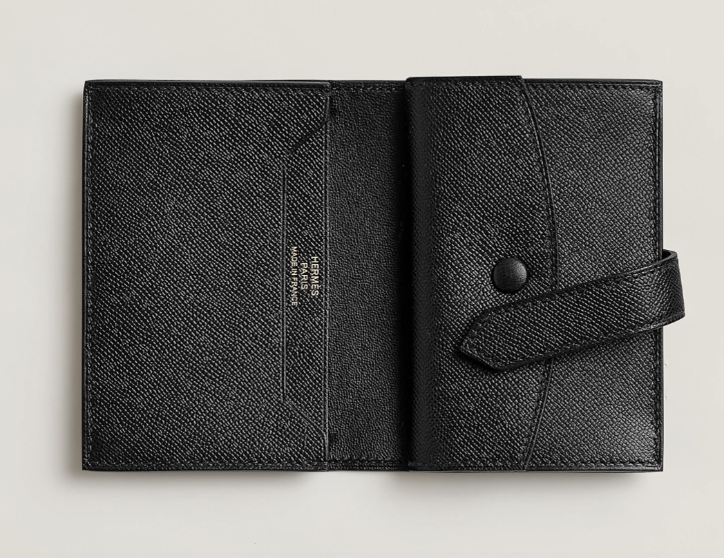Hermes☆べアン ミニ 財布 Epson ブラック_パリ発