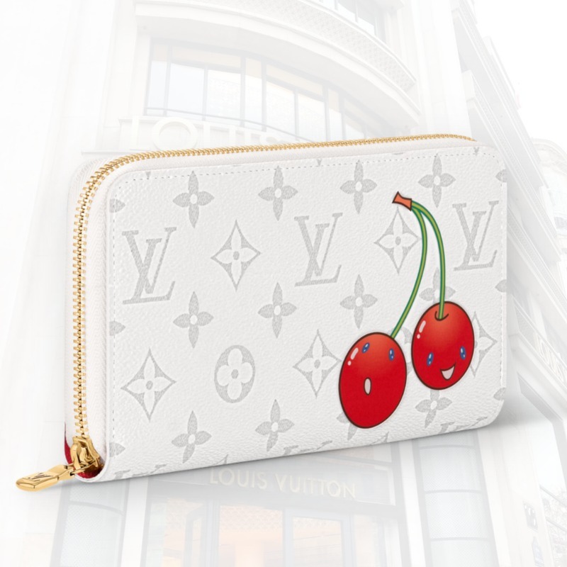 ルイヴィトン×村上隆*モノグラムチェリージッピーウォレット
