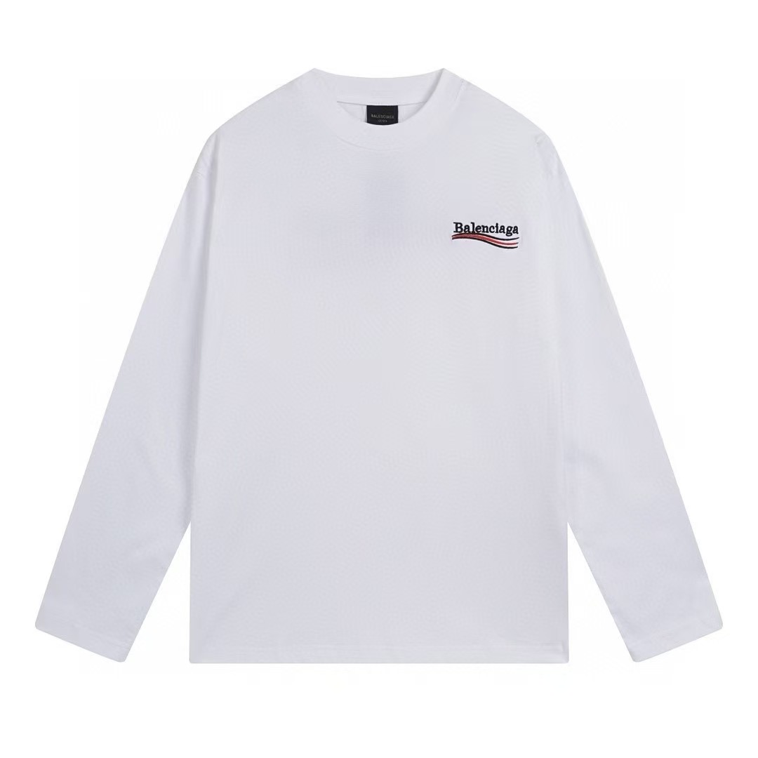 【BALENCIAGA旗艦店】バレンシアガ 刺繡長袖 ご好評に付き再入荷！