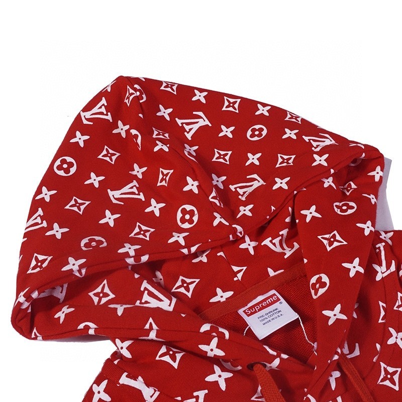【LOUIS VUITTON x SUPREME】 パーカー 男女兼用 ご好評に付き再入荷！