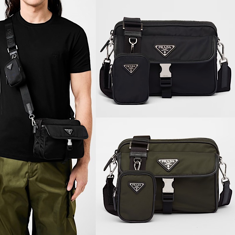 VIP価格◆PRADA◆プラダ◆メンズ ナイロン ショルダーバッグ