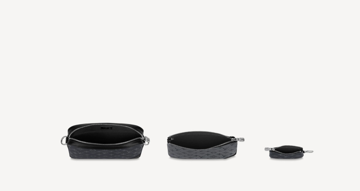 ◆便利なショルダーバッグ◆ モノグラム 黒 コインケース付  M69443TRIO MESSENGER