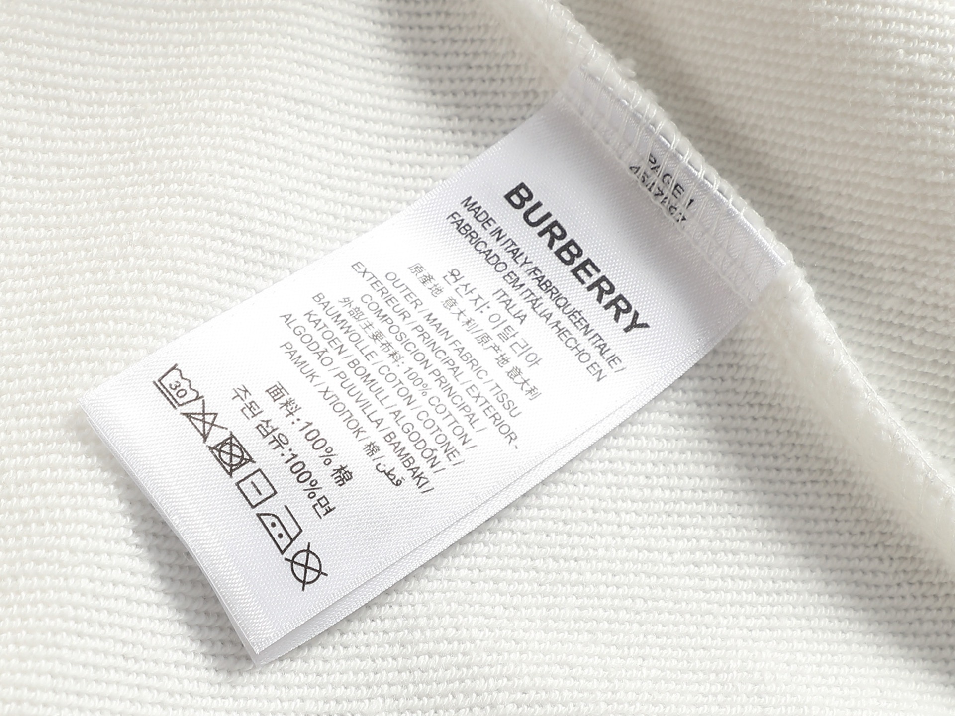 【BURBERRY】長袖 T シャツ