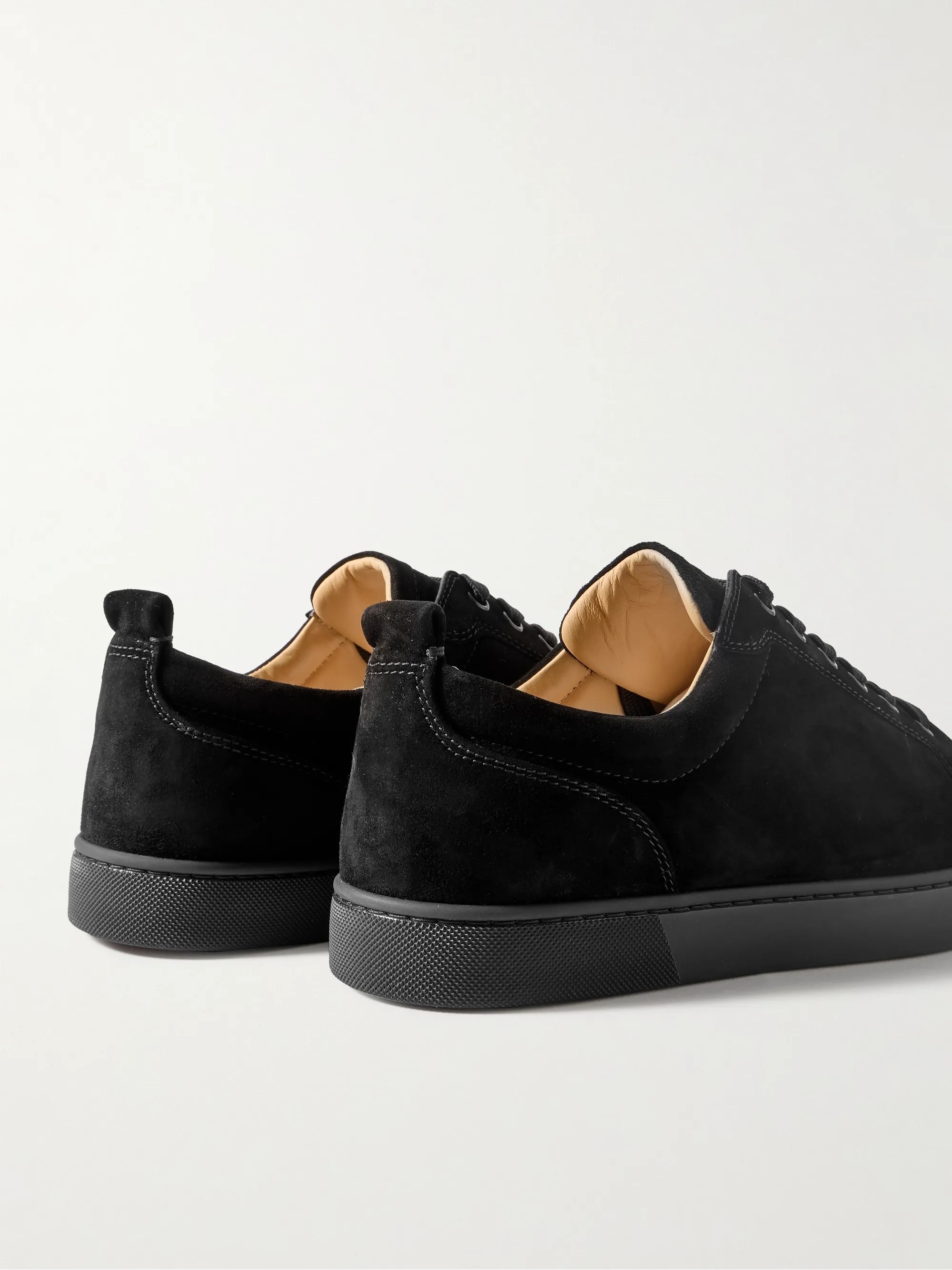 Christian Louboutin ルイ・ジュニア スエード スニーカー Black