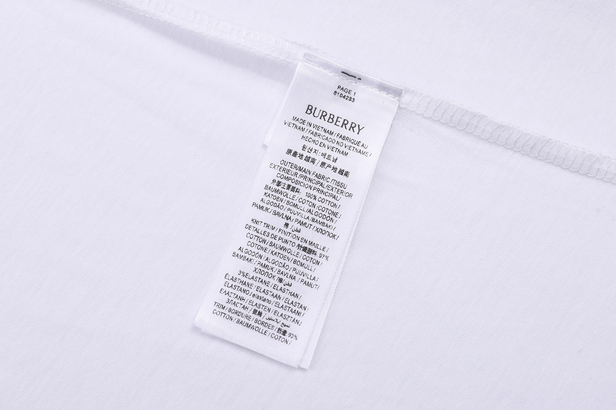 【BURBERRY】長袖 T シャツ