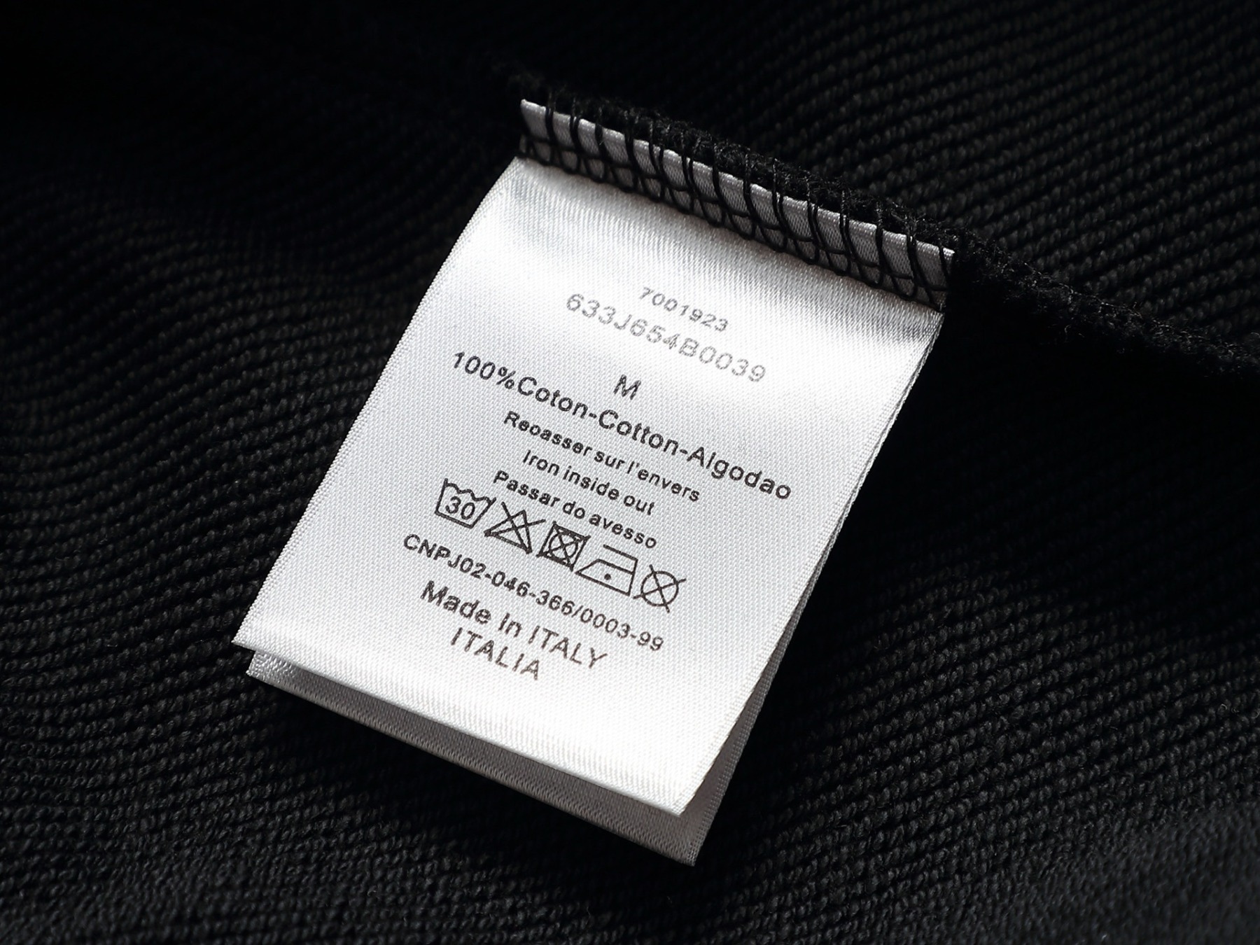 【DIOR】刺繍長袖 T シャツ