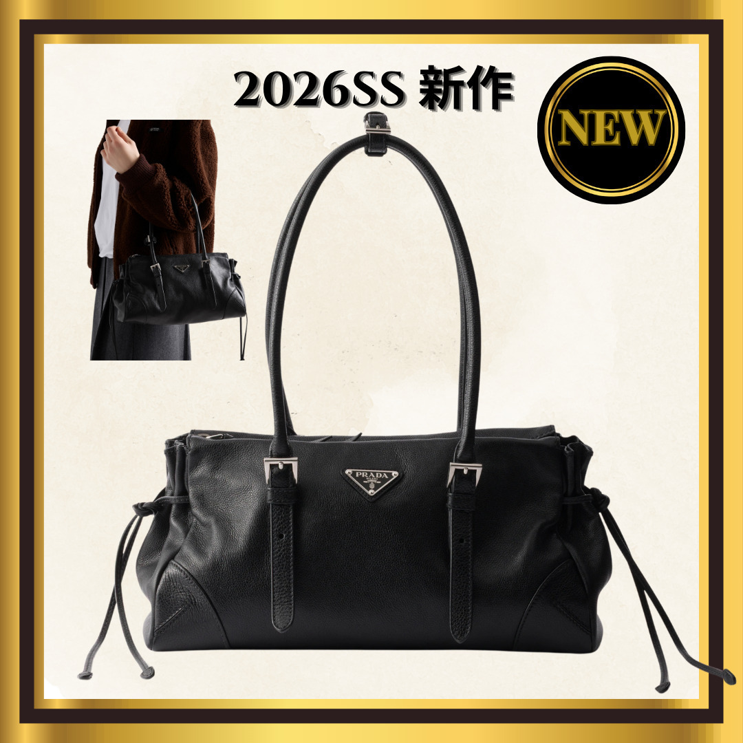 ◆PRADA◆パデッド  ロゴ ショルダーバッグ