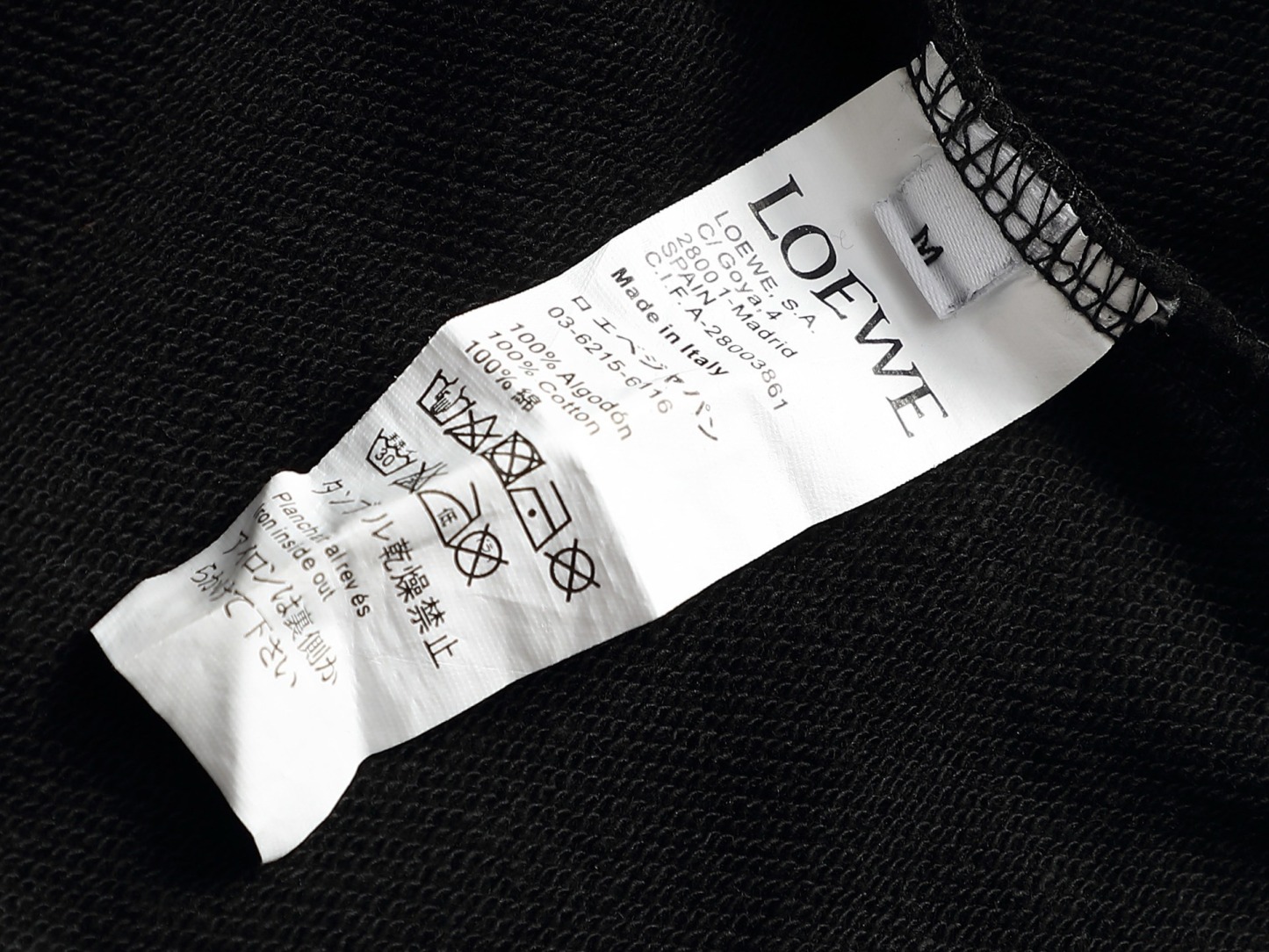 【LOEWE】刺繍長袖 T シャツ