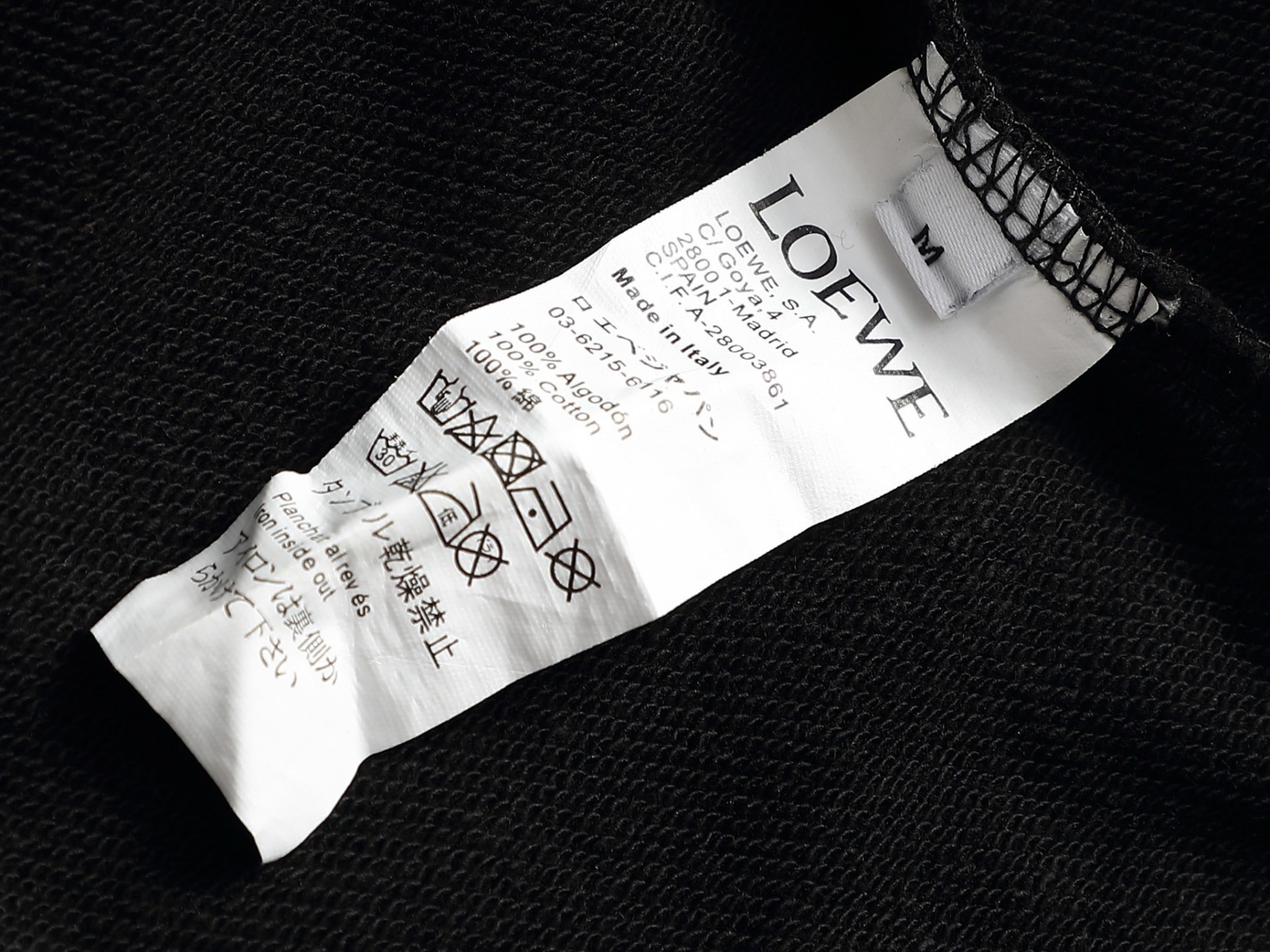 【LOEWE】刺繍長袖 T シャツ