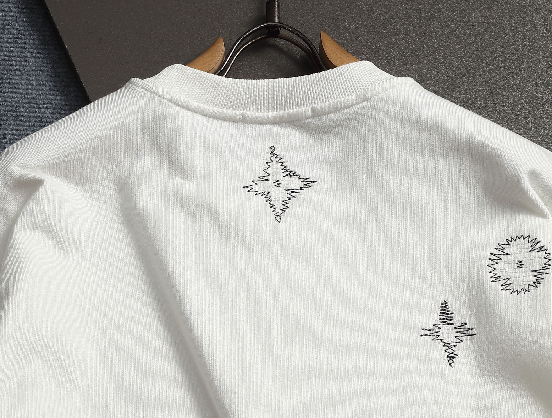 【LOUIS VUITTON】刺繍長袖 T シャツ